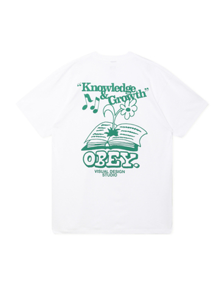 Мужская Футболка Obey Knowledge & Growth