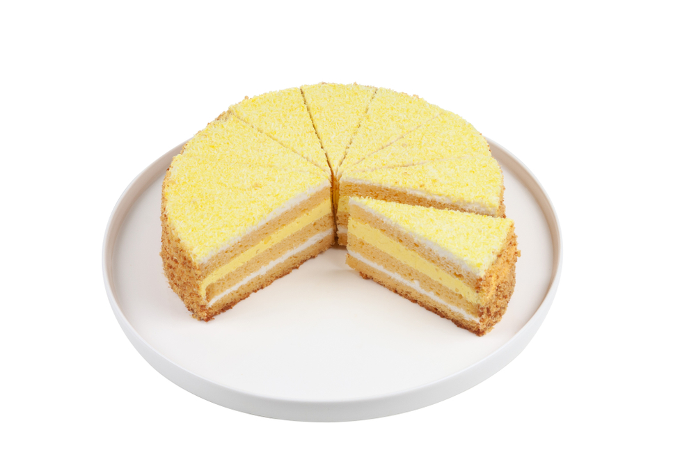 Торт бисквитный "Лимонный" Питер Фрост (1500г/12порц)