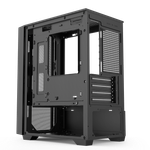 Корпус BaseTech eXtreme GFX-06, Без БП, mATX, чёрный, 4xFRGB FAN, 2xUSB2, 1xUSB3, бок: закалённое стекло (BT-GFX-06-MESH-4F-RGB)