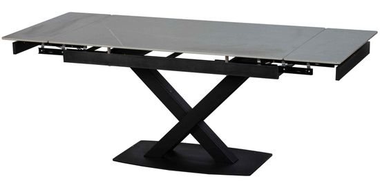 Стол Bonn 140 Armani Grey Matt / опора черная