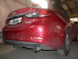 Фаркоп оцинкованный Galia M140C для MAZDA 6 2012-(паспорт и сертификат в комплекте)(без электрики)