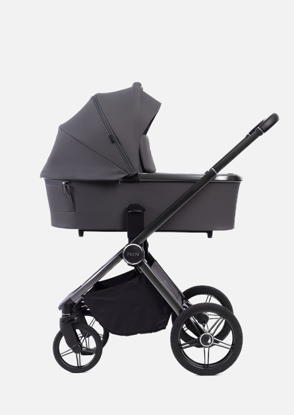 Peppy Коляска детская Monaco 2 в 1 Antrazit Графитовый