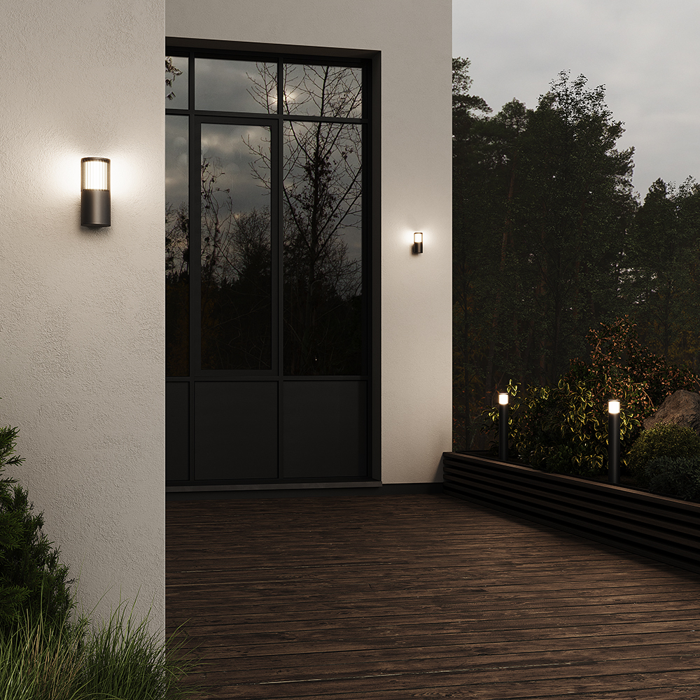 Уличный настенный светильник Outdoor O492WL-01GF