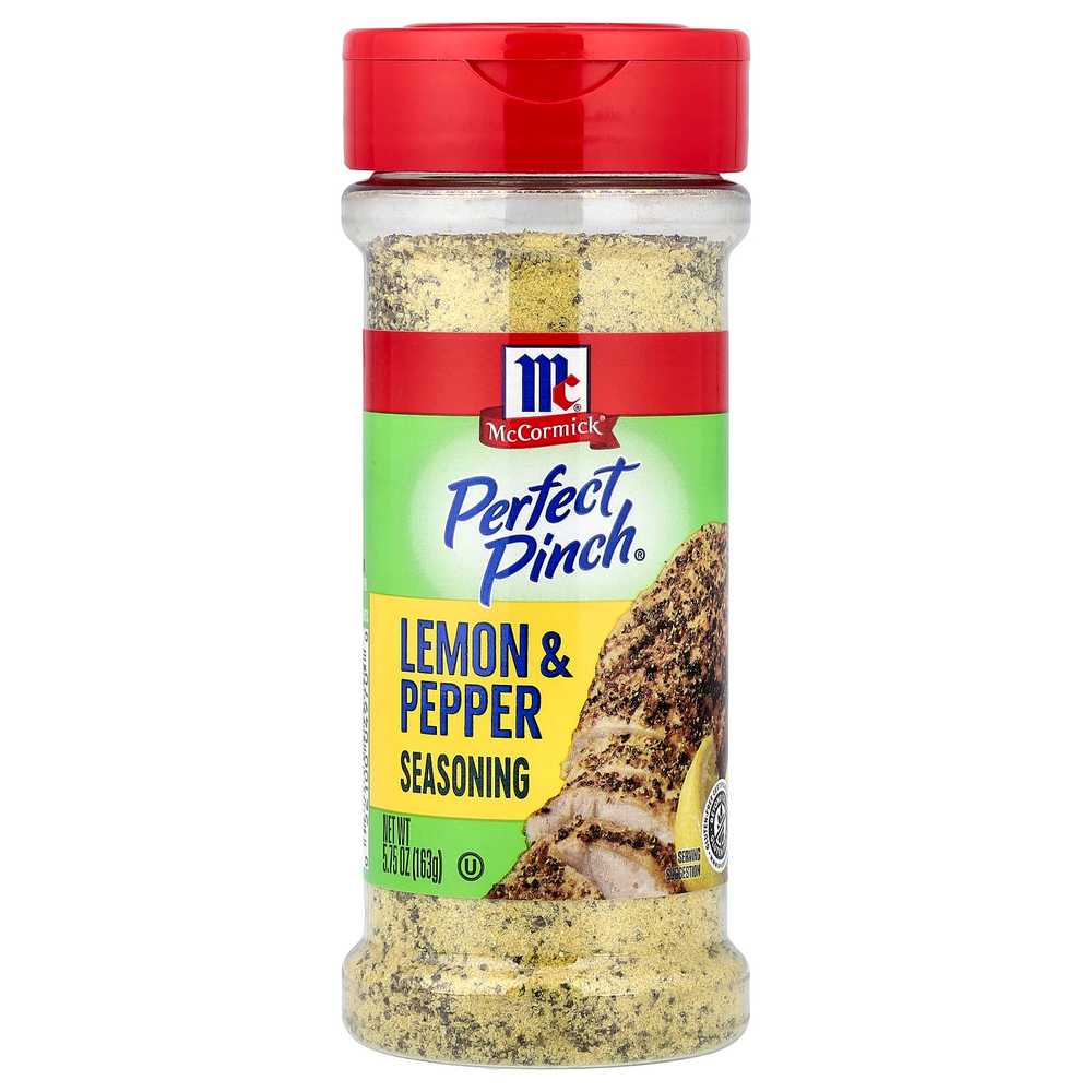 McCormick, Perfect Pinch®, приправа с лимоном и перцем, 163 г (5,75 унции)