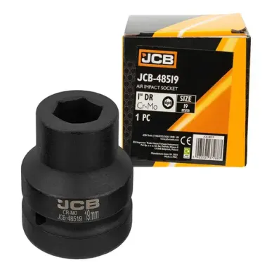 Головка ударная 19мм (6гр.), 1'' JCB JCB-48519