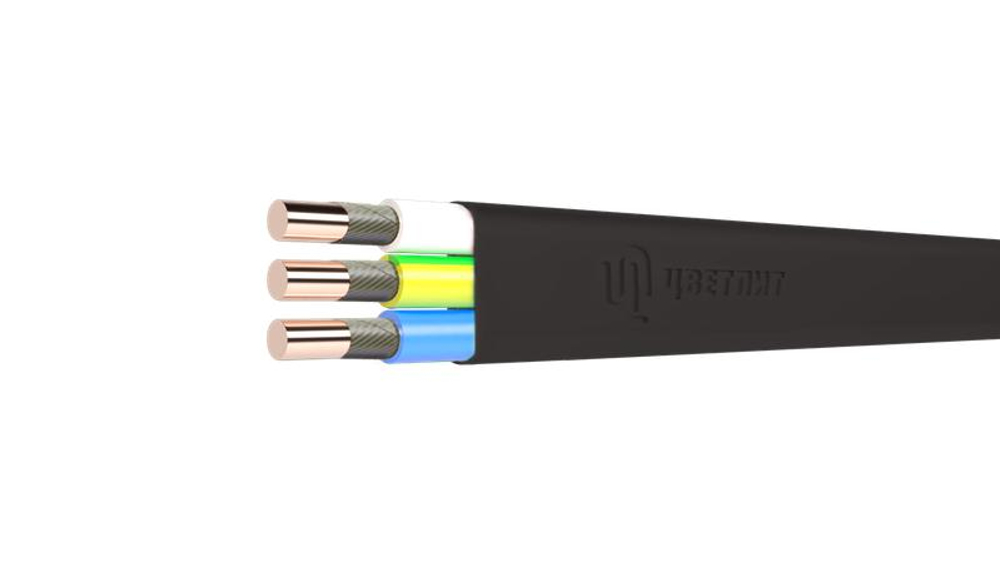 Кабель ВВГ-Пнг(А)-FRLSLTx 3х1.5 ОК (N PE) 0.66кВ (м) Цветлит 00-00140498