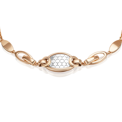 Браслет из комбинированного золота