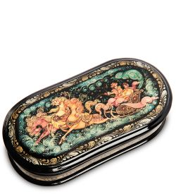 Народные промыслы ШК-45/33 Шкатулка «Тройка» исп. Орлова