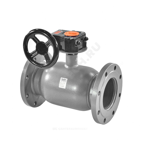 Кран шаровой сталь КШ.Ц.Ф.Р Ду 300 Ру16 фл L=750мм с редуктором LD КШ.Ц.Ф.Р.300/250.016.Н/П.02