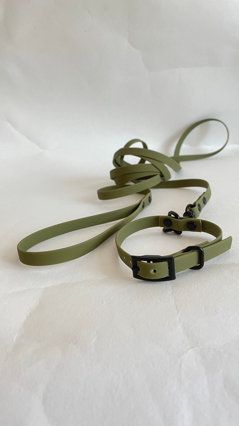 Поводок для мальтпу , мелких собак , 10 мм , 3 м , хаки