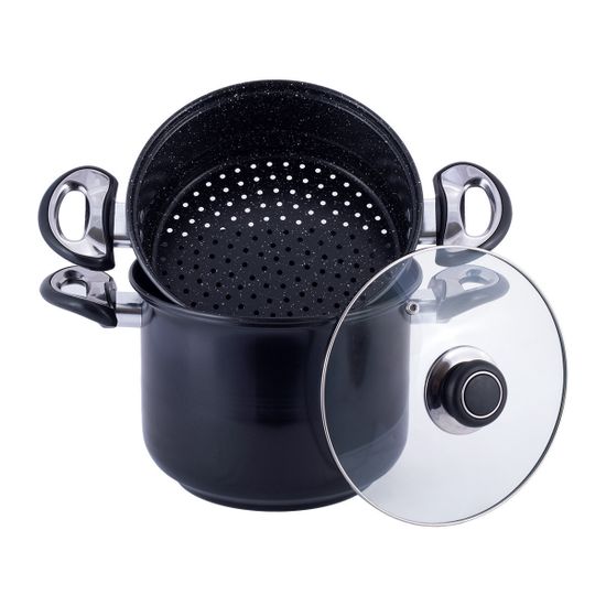 Пароварка одноуровневая 20 см. из углеродистой стали Kamille KM-5822