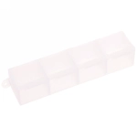 Таблетница - органайзер 4 ячейки «VOSTOKDOM», микс три цвета, 10*2.5*2см