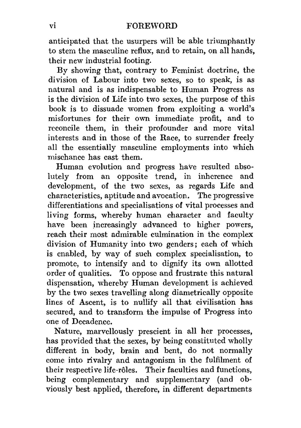 Feminism and sex-extinction | Kenealy Arabella