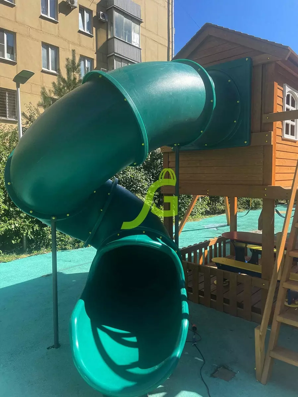 Детская деревянная площадка Домик 6