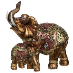 GAEM Фигурка декоративная "Слоны", L14,5 W8,5 H16 см