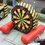 Надувной дартс «Двойной» на подкачке, диаметр 4,5 м, размер 4,5×2,5×4,5 м