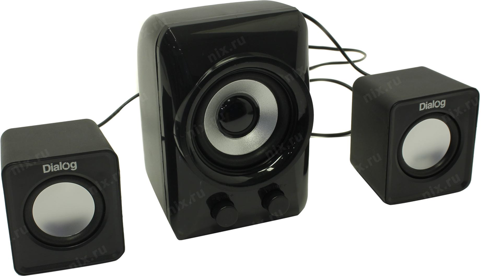 Колонки Dialog COLIBRI AC-202UP &lt;Black&gt; (2x3W +Subwoofer 5W, питание от USB)
