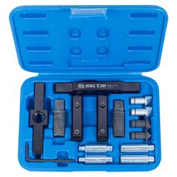 KING TONY (9BJ11) Набор для монтажа и демонтажа амортизатора из рычага подвески, 15 предметов