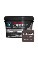 LITOKOL Затирка ЛИТОХРОМ ЛАКШЕРИ ЭВО/LITOCHROM LUXURY EVO 245 горький шоколад 2 кг