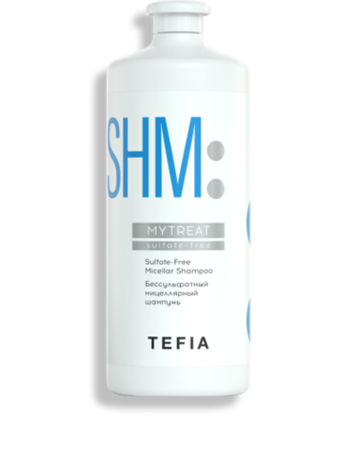 Tefia Mytreat Sulfate-Free Micellar Shampoo - Бессульфатный мицеллярный шампунь, 1л