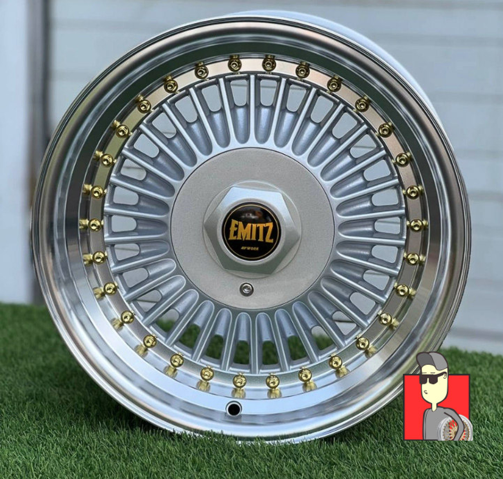 Комплект дисков Work Emitz 15x9 et15 4x100/4x114.3