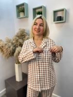 Пижама женская "1479 Ф.Н" брюки (Моделлини) пуговицы