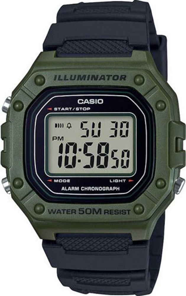 Японские наручные часы Casio Collection W-218H-3A