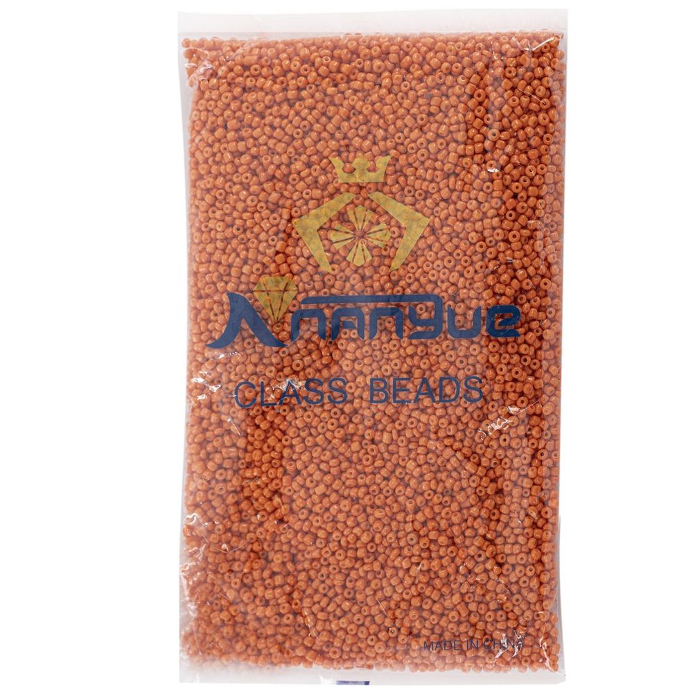 Бисер Alingar размер №8 вес 450 гр., оранжевый глянец, непрозрачный, пакет Бисер Alingar размер №8 вес 450 гр., оранжевый глянец, непрозрачный, пакет