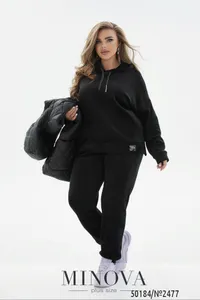 Костюм 2477-черный Minova