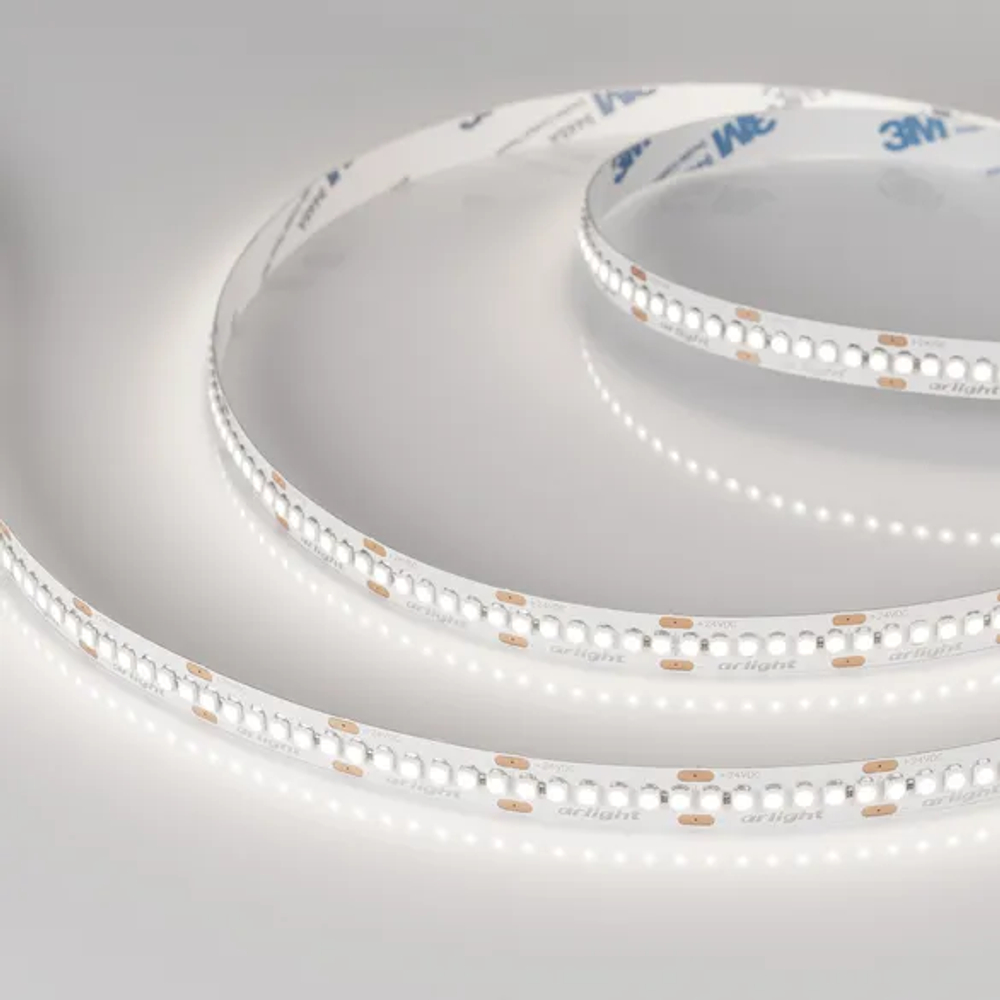 Светодиодная лента RT-A240-10mm 24V Day5000 (19.2 W/m, IP20, 3528, 5m) (Arlight, Открытый) 040543
