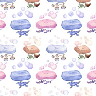 Кокосовое, лавандовое и черничное мыло