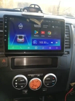 Магнитола для Nissan Tiida C11 2004-2013 (климат с круглым экранчиком) - CanBox 9-1744 Android 10, 8-ядер, SIM-слот