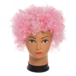 Парик карнавальный «Афро кудри», Розовый