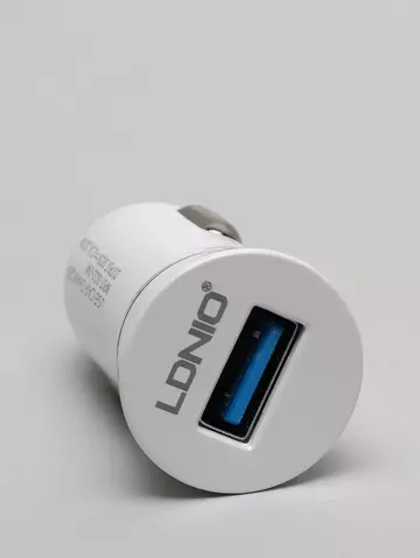 Набор (3в1) 2.1А+АЗУ 2.1А/USB lightning 1м LDNIO (S100) white