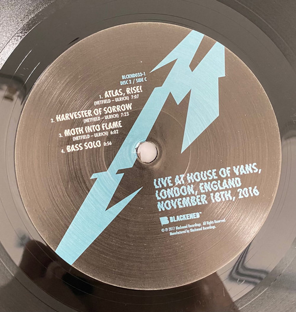 Metallica / Live At House Of Vans London, England November 18th, 2016 (3LP)