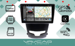 Магнитола для SsangYong Action 2013-2021 - Vaycar VA69-0355-2K на Android 13, 8-ядер, 2K QLED, ТОП процессор, CarPlay, 4G SIM-слот