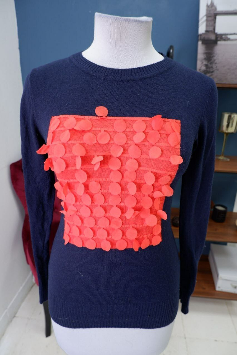 Джемпер Lost Ink интересный 46 размер