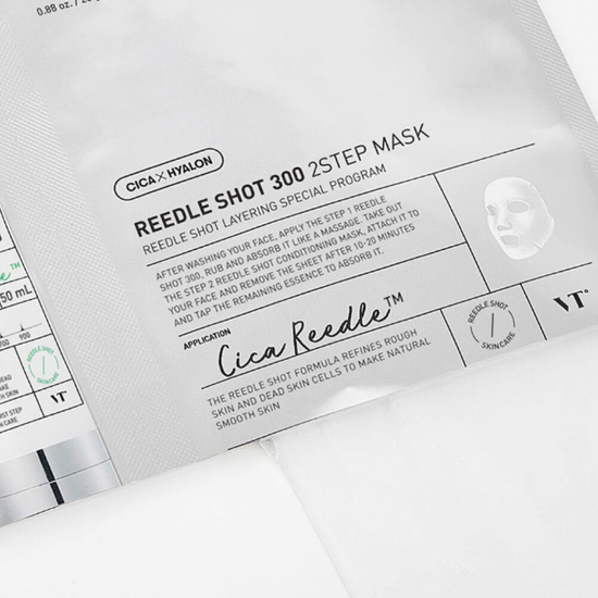 VT Cosmetics Интенсивная двухфазная маска с микроиглами VT Cosmetics Reedle Shot 300 2Step Mask