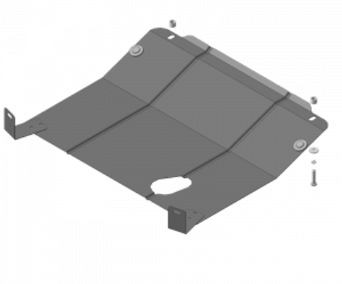 Защита стальная 2 мм Д; КПП; Lada Granta; Kalina; Datsun Mi-DO; On-DO;АКПП с 2011 г MOTODOR.62104