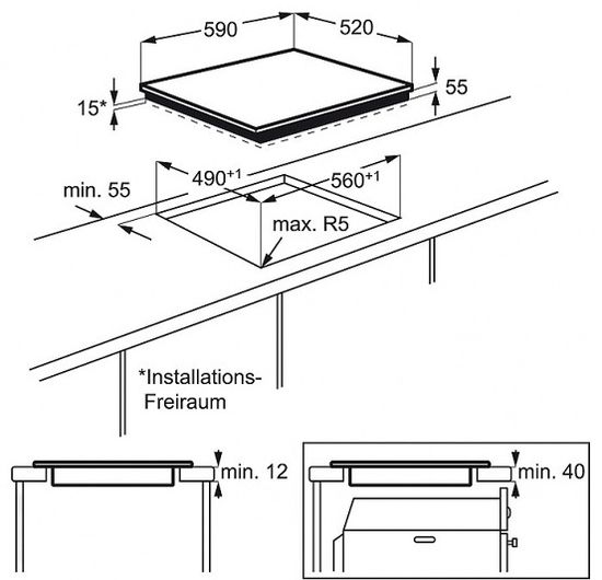 Индукционная варочная панель Electrolux EHI 96540 FS