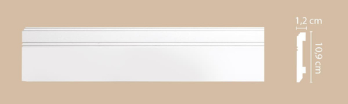 ПЛИНТУС DM A105 (109*12*2000)