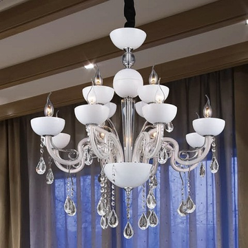 Люстра CRYSTAL LUX LUCCILA SP8+4 BIANCO