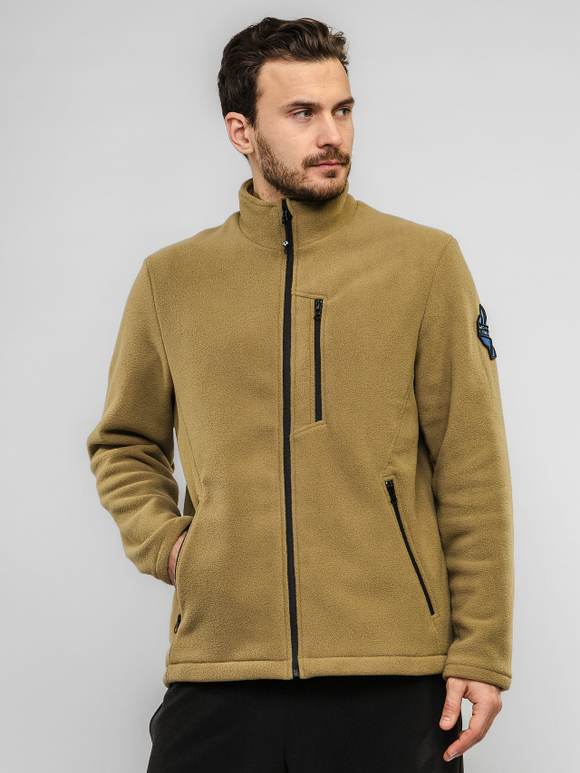 Кофта "НОХО" флисовая мужская, цвет "Болотные угодья"