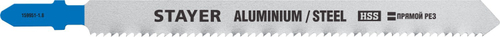 STAYER T318B, полотна для эл/лобзика, HSS, по металлу (2-6мм), Т-хвостовик, шаг 1,8мм, 110мм, 2шт, STAYER Professional
