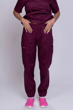 Брюки-джоггеры женские  MedicLine (Dark Magenta)