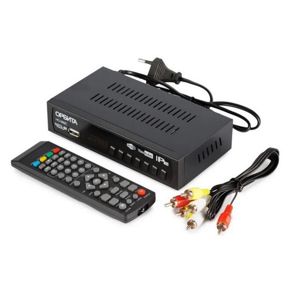Цифровая ТВ приставка DVB-T2/C Wi-Fi HDОрбитаDVB HD-999C