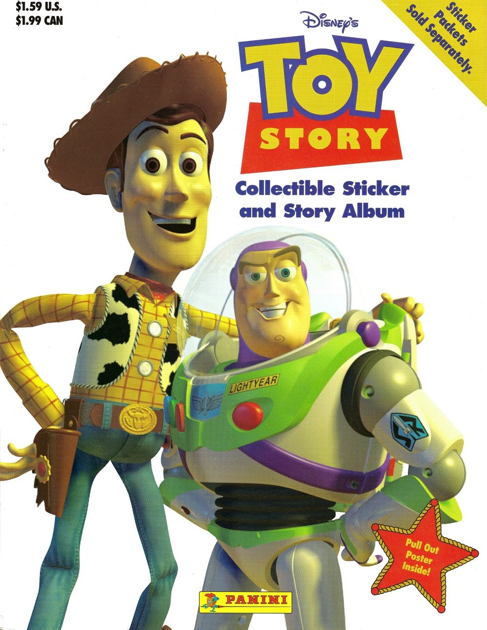 Toy Story (1996) - Альбом с полной коллекцией наклеек