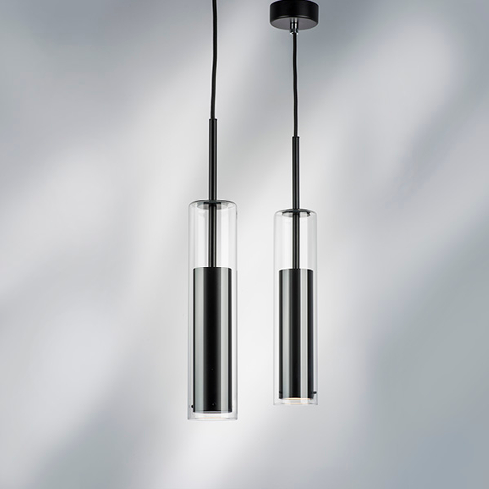 756017 Люстра CILINO 1х40W GU10 ЧЕРНЫЙ