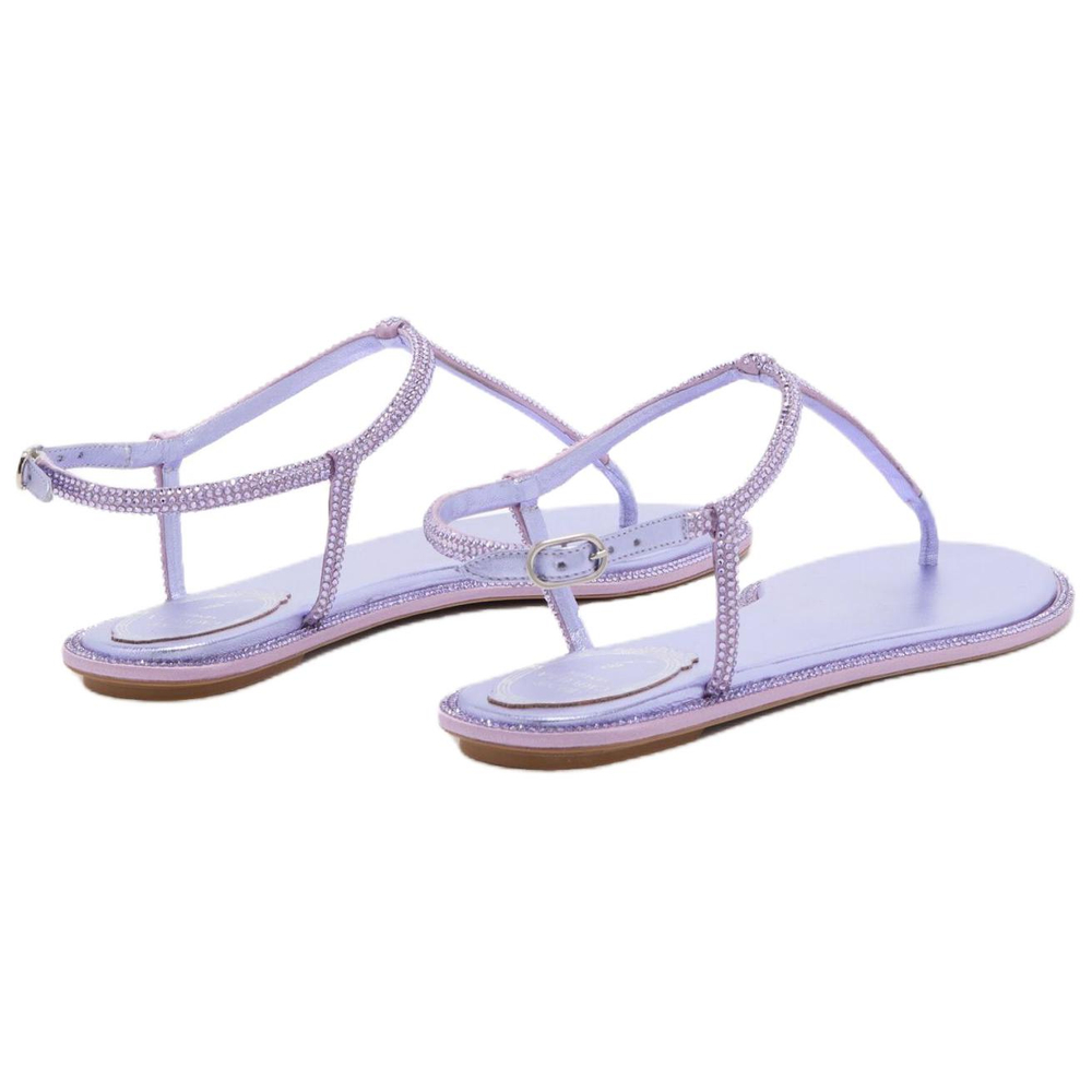 RENE CAOVILLA One Strap Sandals 1cm Women"s Purple