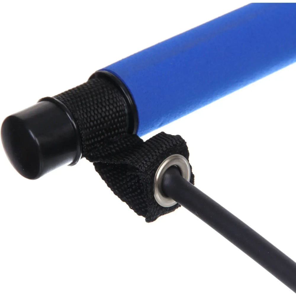 Гимнастическая палка с эспандерами «Пилатес», синий